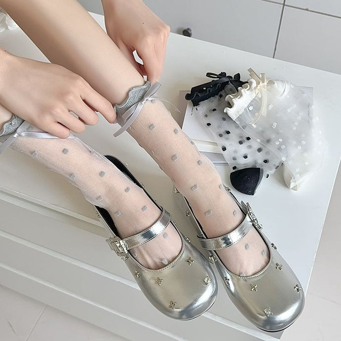 dotted socks