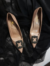 monolo black rhinestone