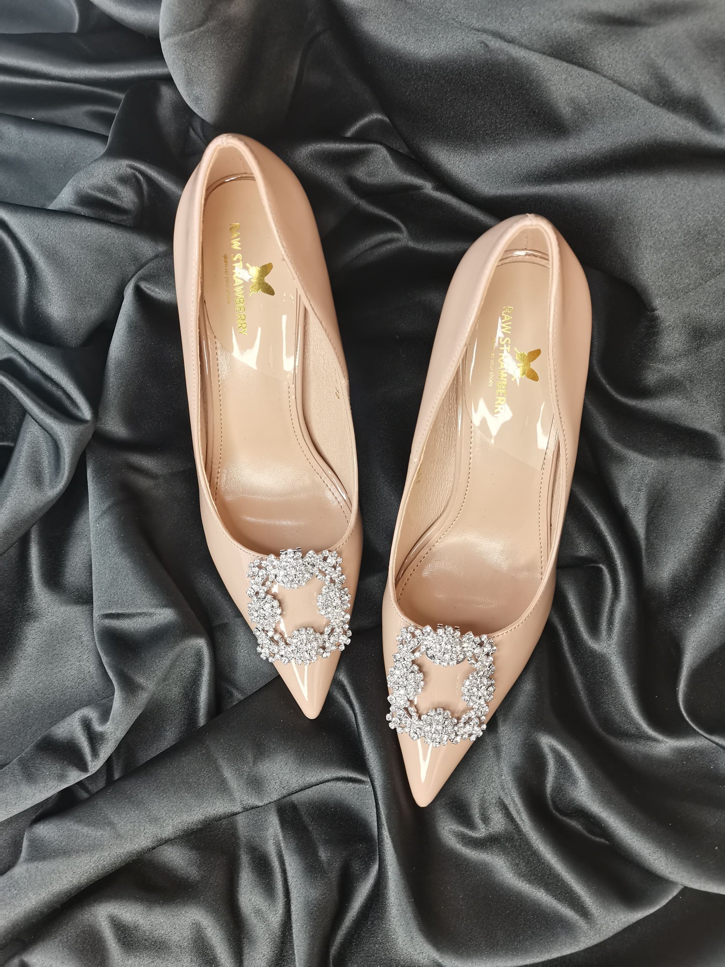 monolo silver rhinestone
