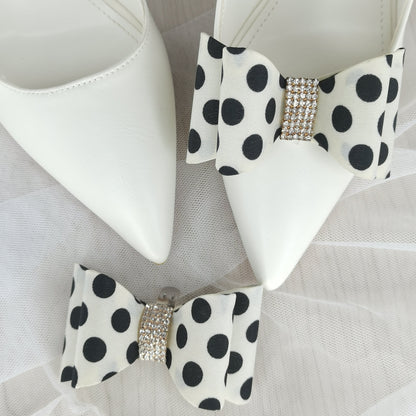 polka dot bow