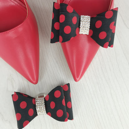 polka dot bow