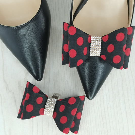 polka dot bow