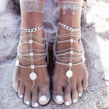 bohemian barefoot sandals - Raw Strawberry