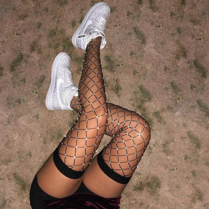 diamante socks - Raw Strawberry