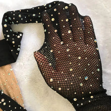 fishnet rhinestone stockings