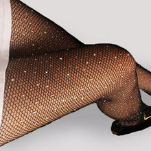 fishnet rhinestone stockings