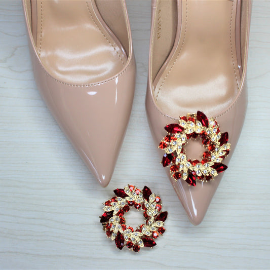 round red rhinestone