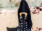 black polka dot under soles - Raw Strawberry